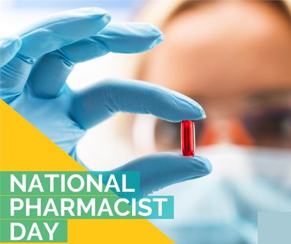 Farmaceutka z lekiem przypomina o swoim święcie